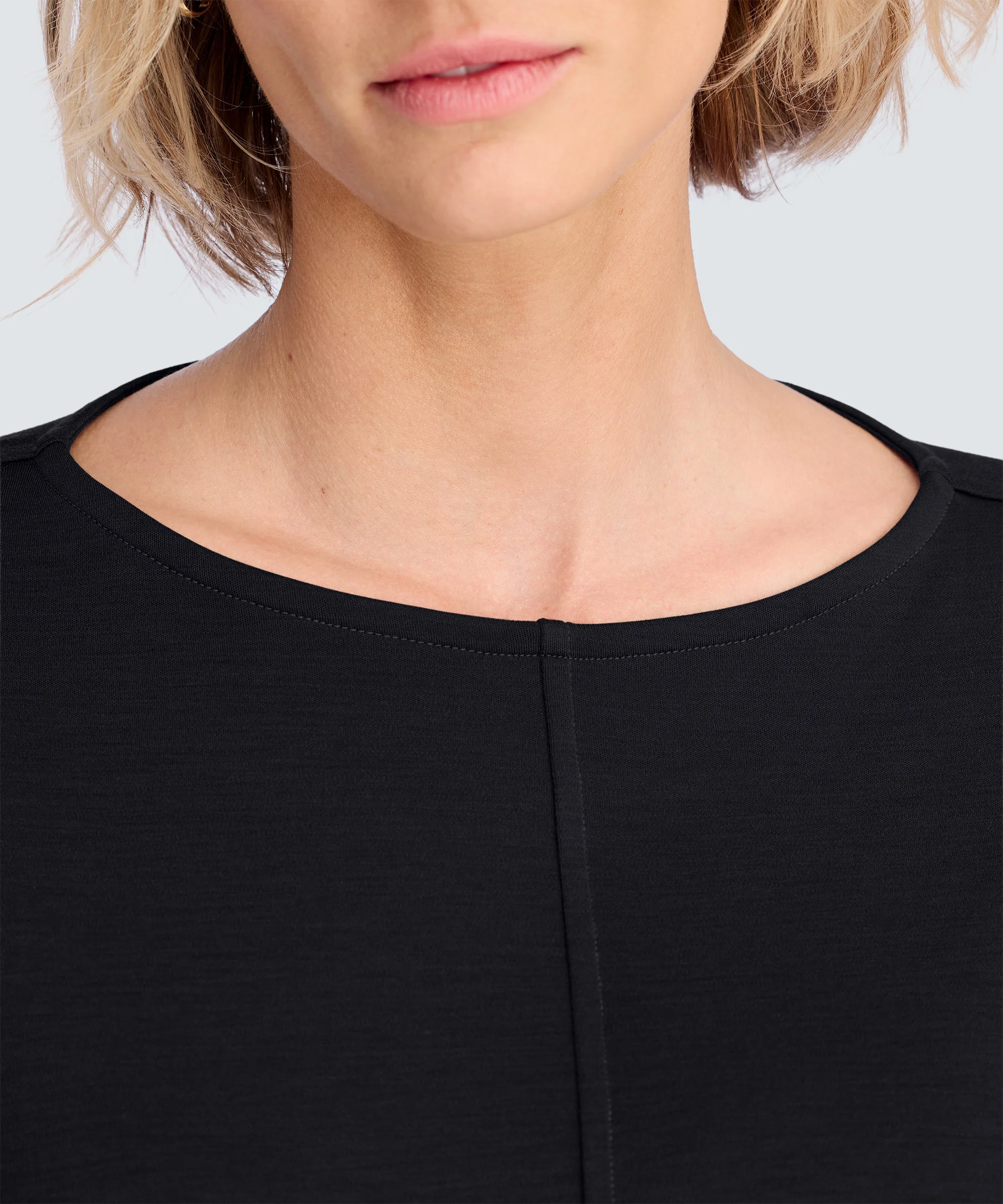 Women's Merino Boatneck T-Shirt Dress - Image 12