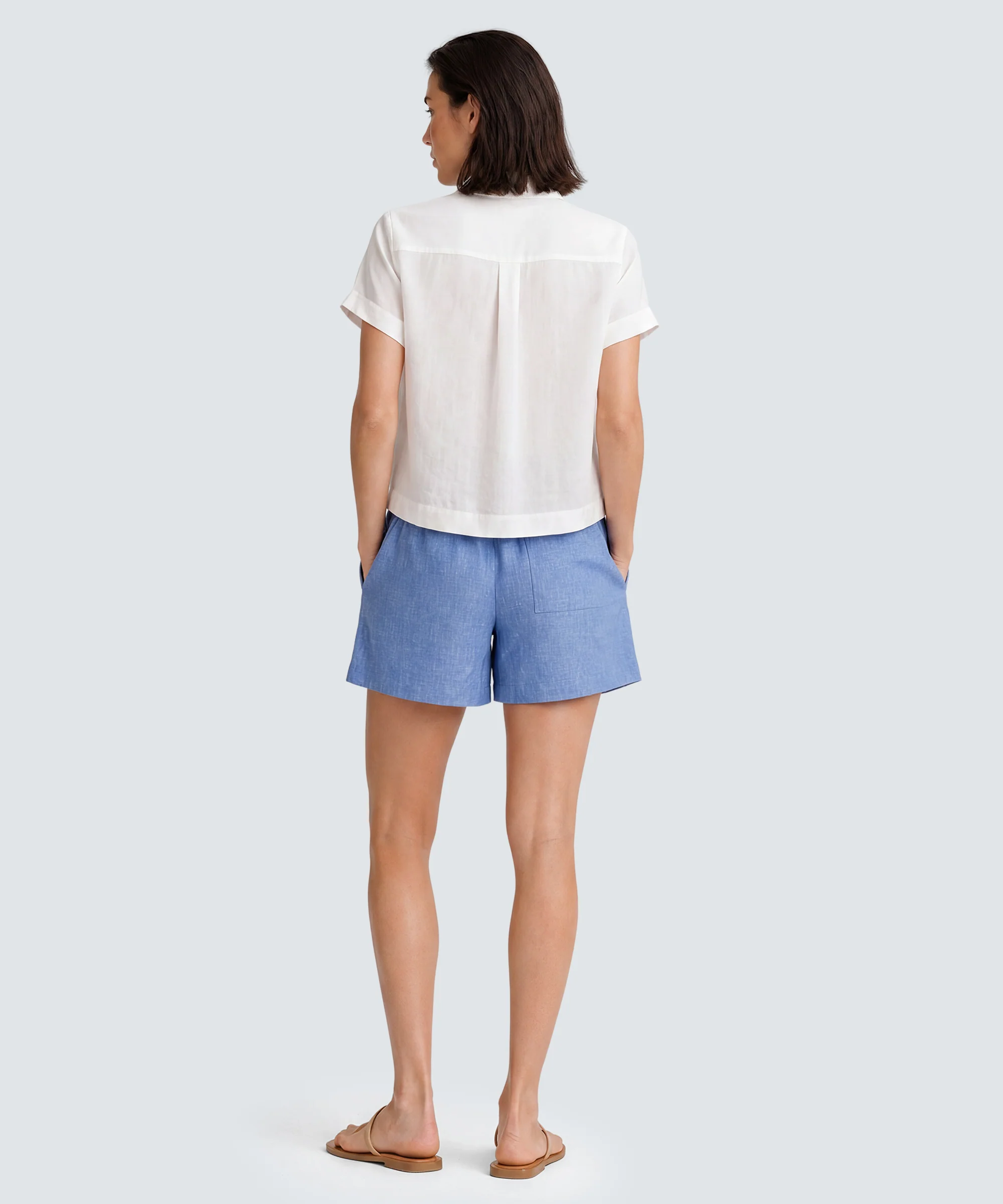 Women’s Merino Linen Shorts - Image 4